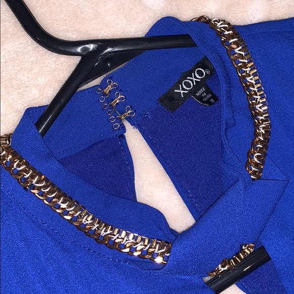 Elegant look blue romper - Picture 5 of 5